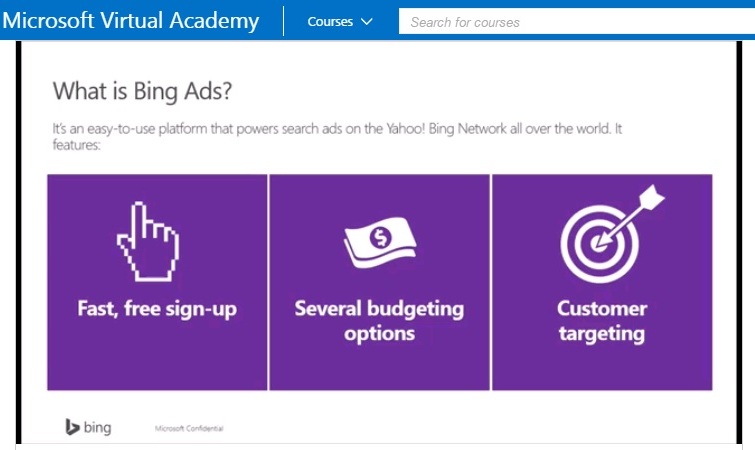 Bing ads training